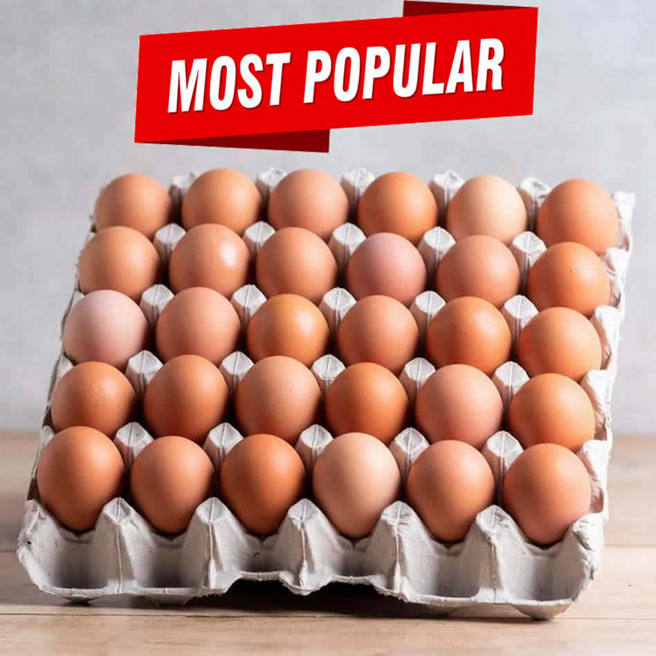 Free Range Eggs 30 tray 700 gm